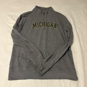 Jansport Gray Michigan Zip Up Sweater